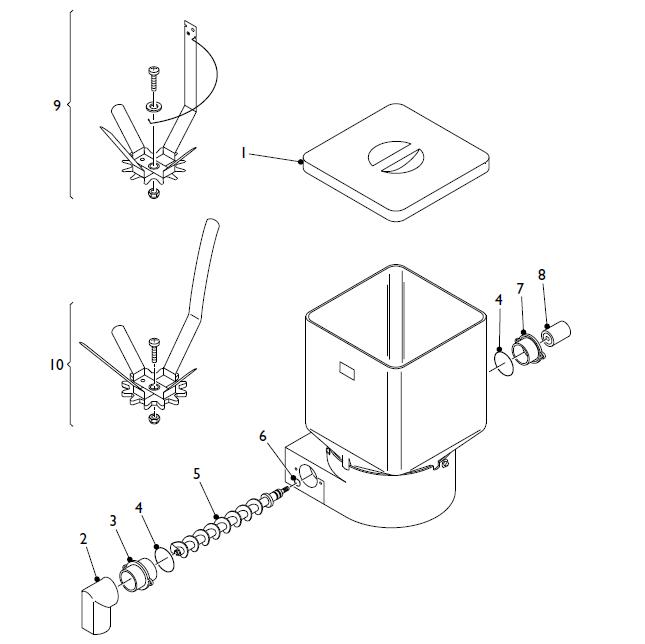 Square Canister Assembly